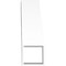 Ekena Millwork 5-in. W x 16-in. D x 16-in. H Valencia Architectural Grade PVC Knee Brace BRCP05X16X16VAL - alternate 6